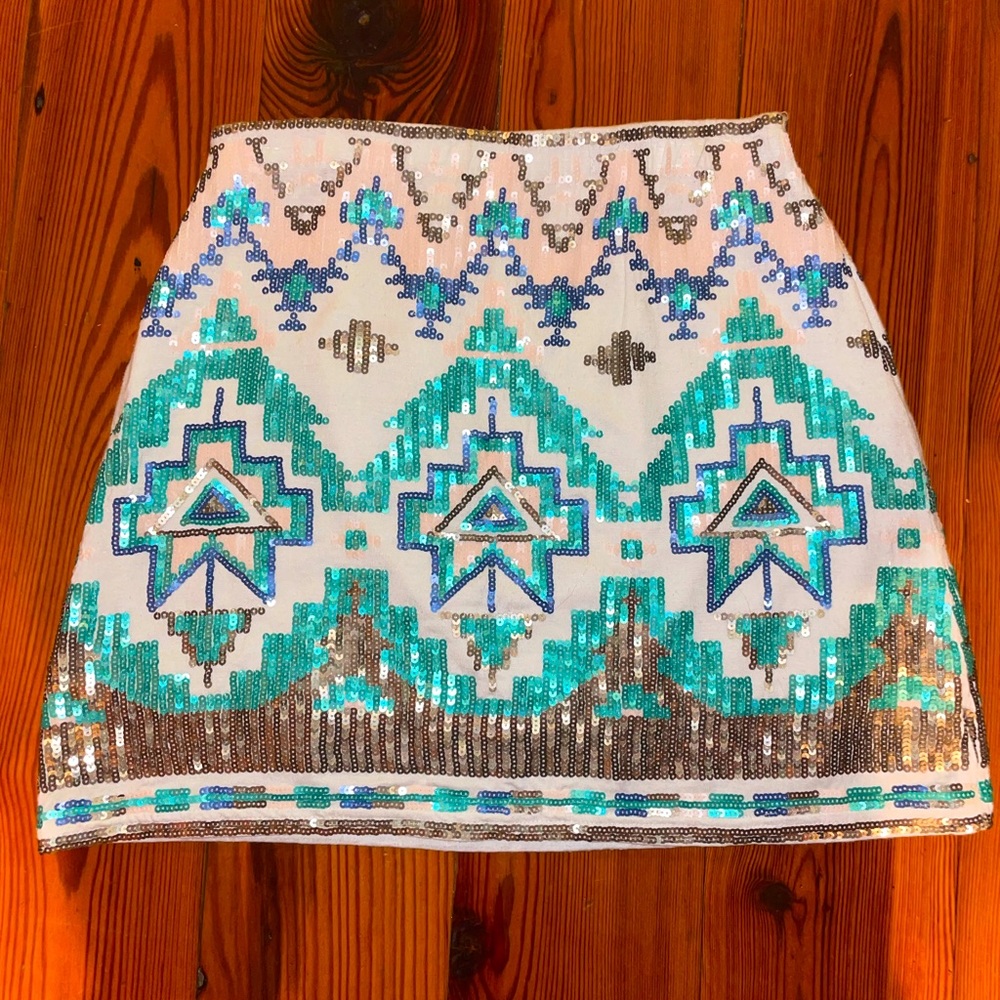 Sequin skirt